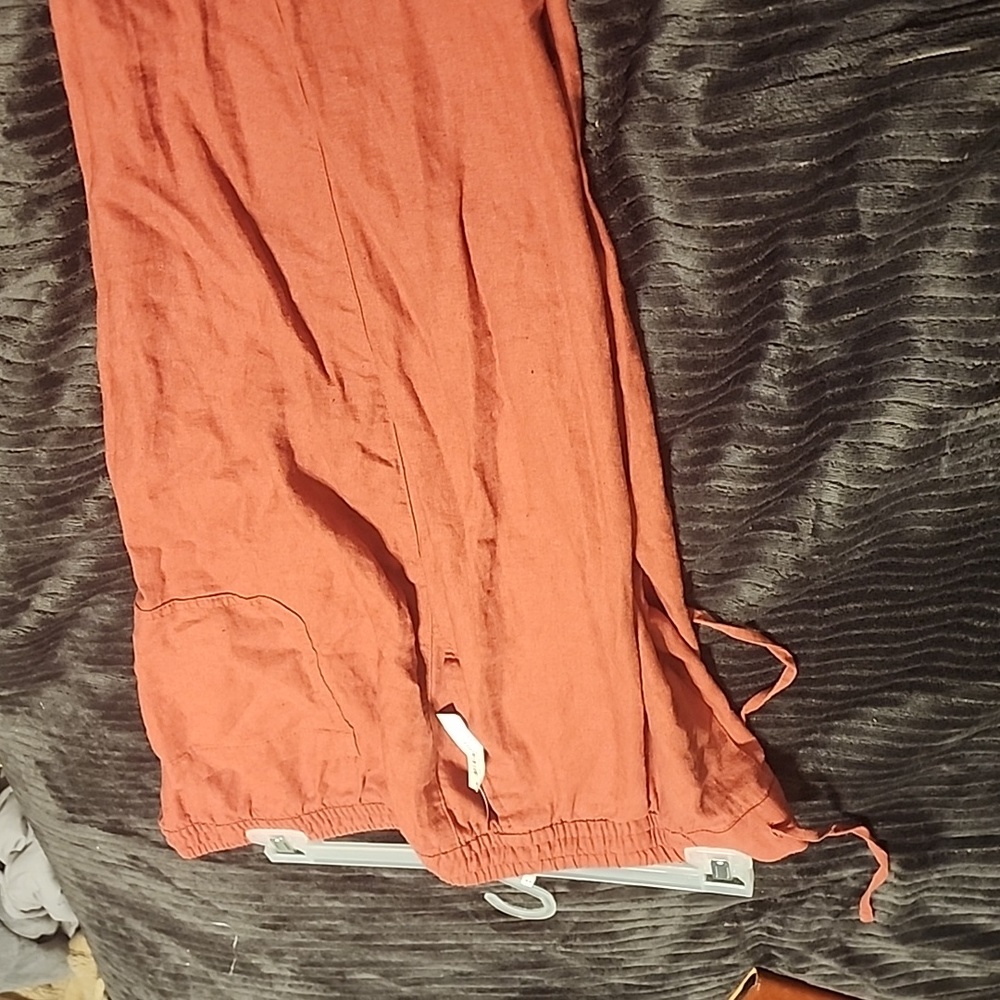 Old navy linen pants xl rust